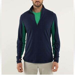 Lululemon Athletica Navy 1/4 zip